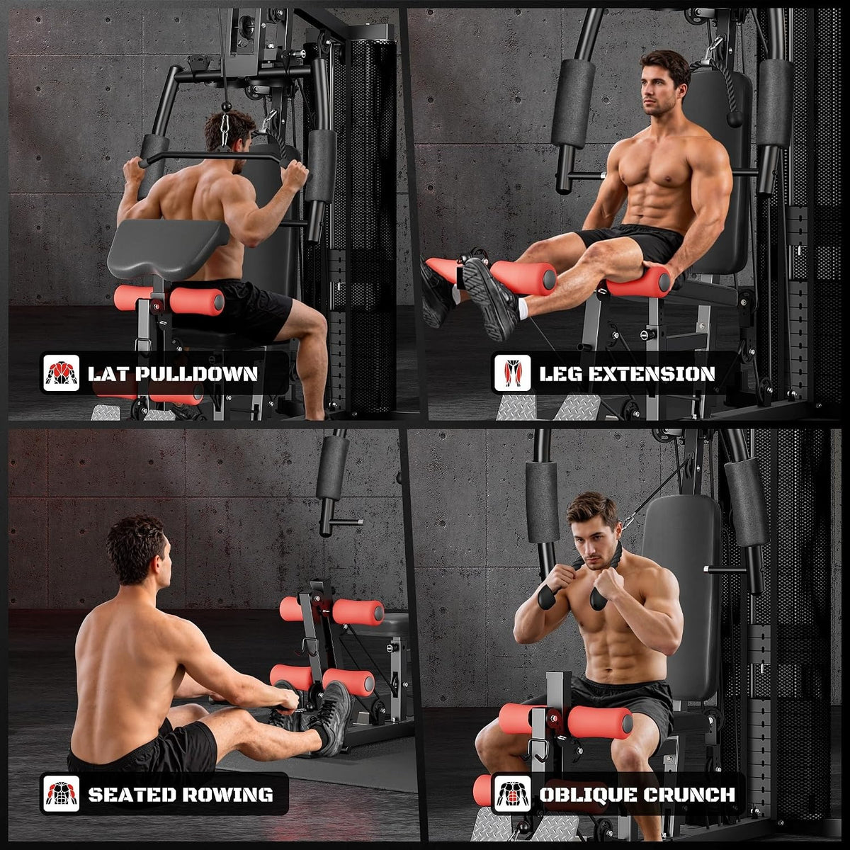 150LBS Multifunctional Home Gym Station