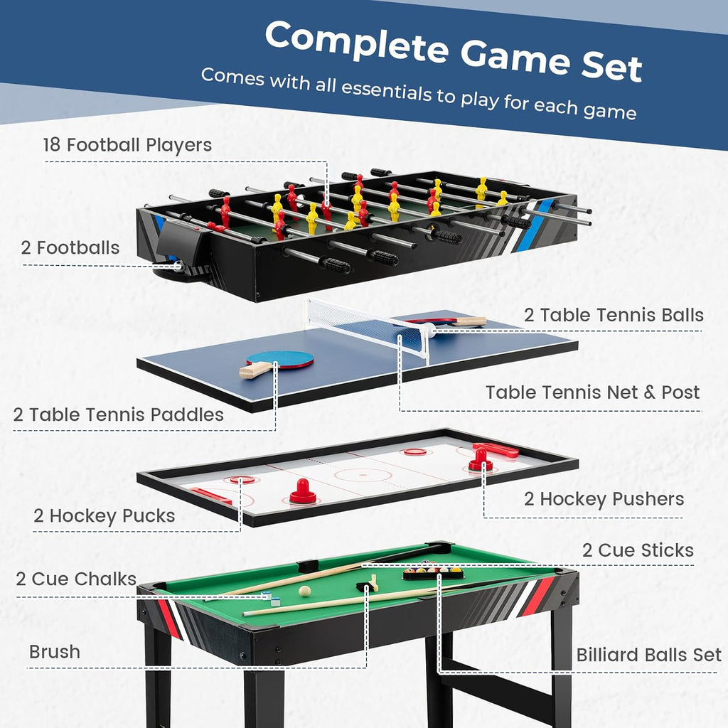 4-in-1 Multi Game Combo Table