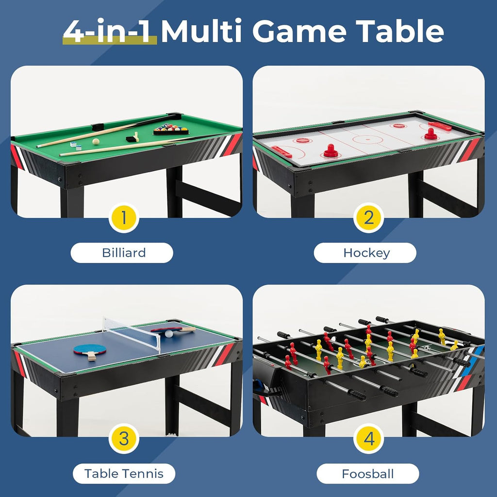 4-in-1 Multi Game Combo Table