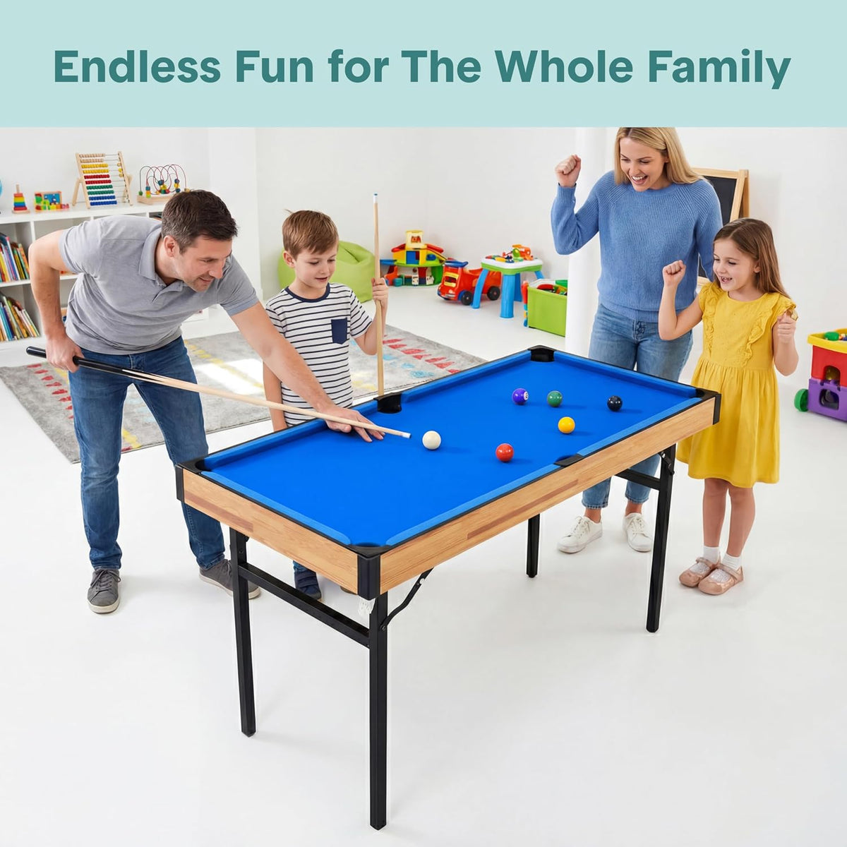 4‑in‑1 Folding Multi Game Table