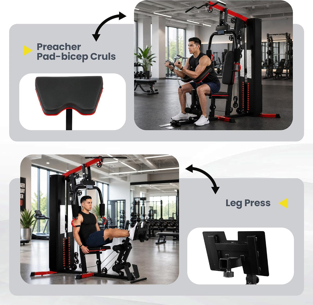 160‑LB Multifunctional Home Gym Station