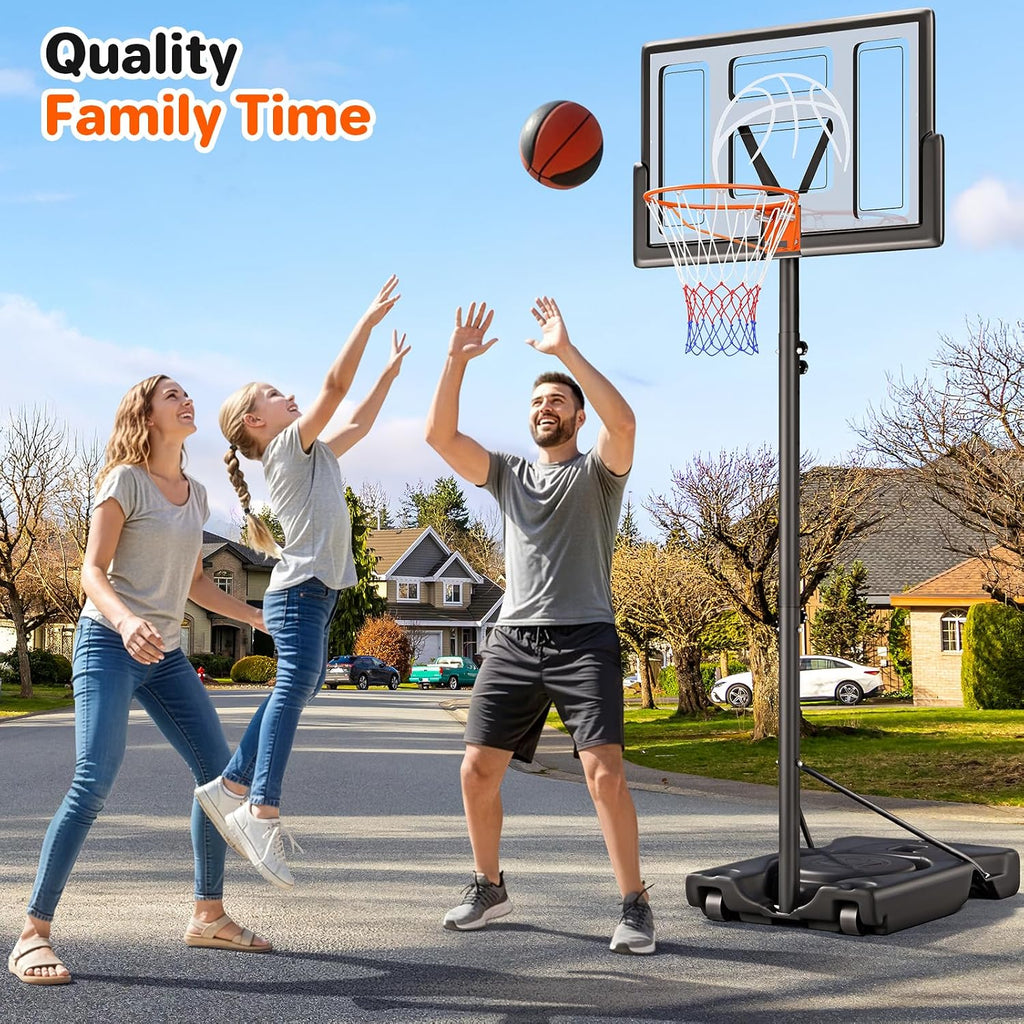 4.4‑10FT Adjustable Outdoor Basketball Hoop