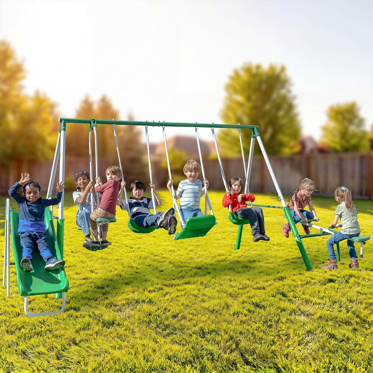 Park Ridge 800LBS Metal Swing Set