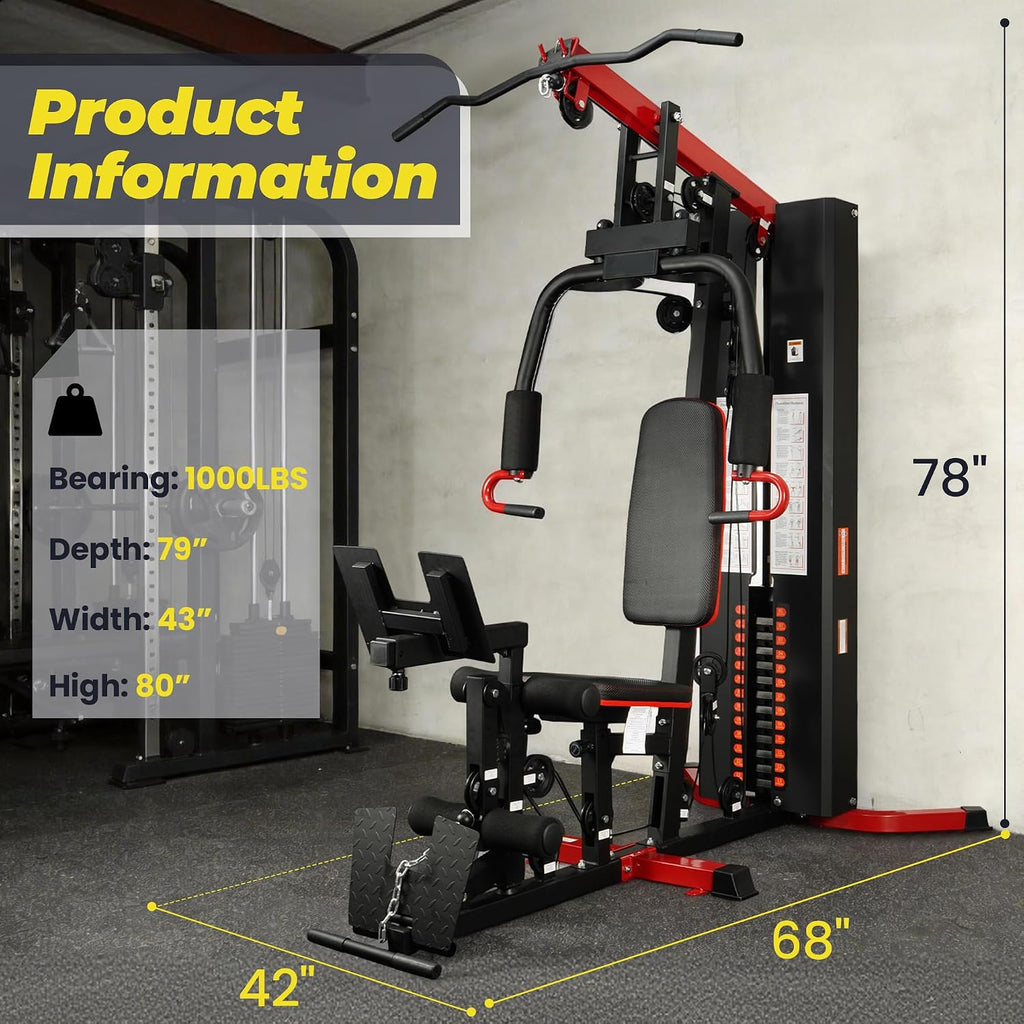 160‑LB Multifunctional Home Gym Station