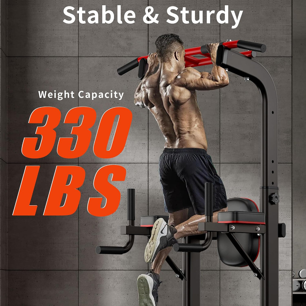 Adjustable Home Gym Dip Station