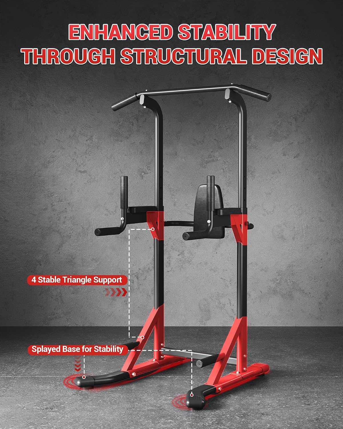 Free‑Standing Power Tower Dip Station
