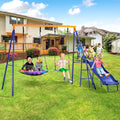 440LBS Backyard Metal Swing Set