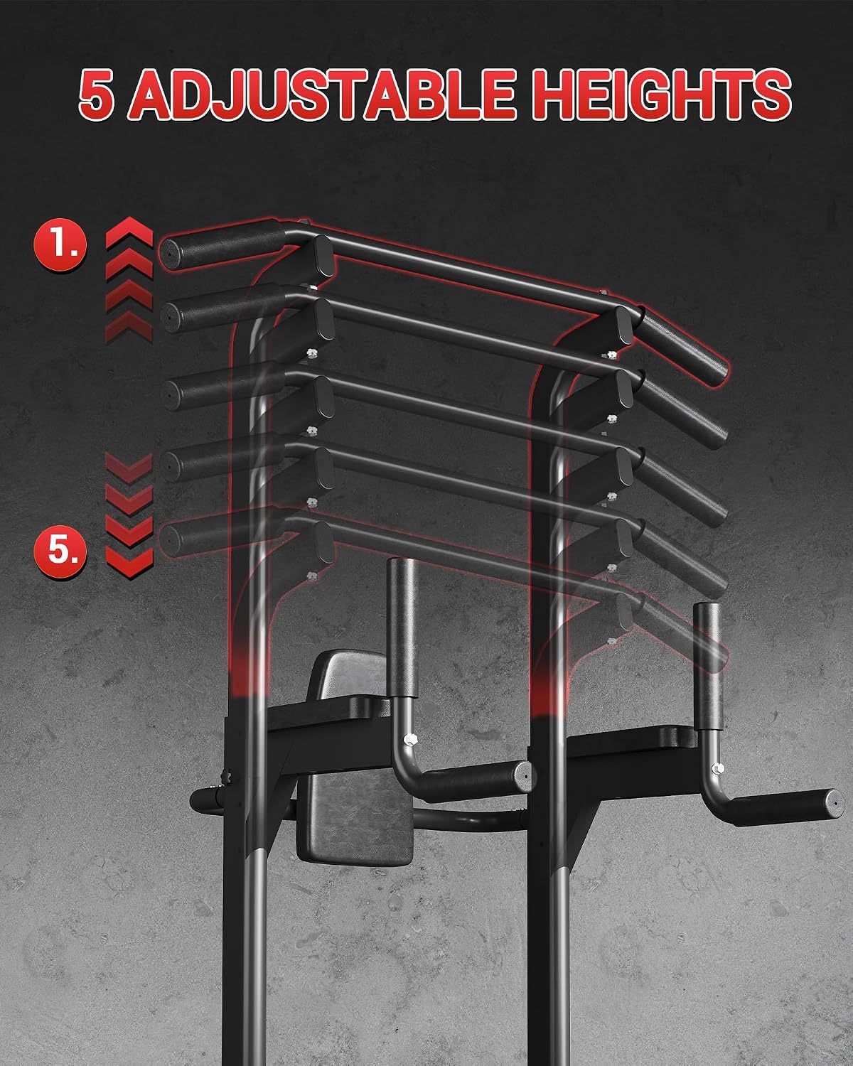 Free‑Standing Power Tower Dip Station