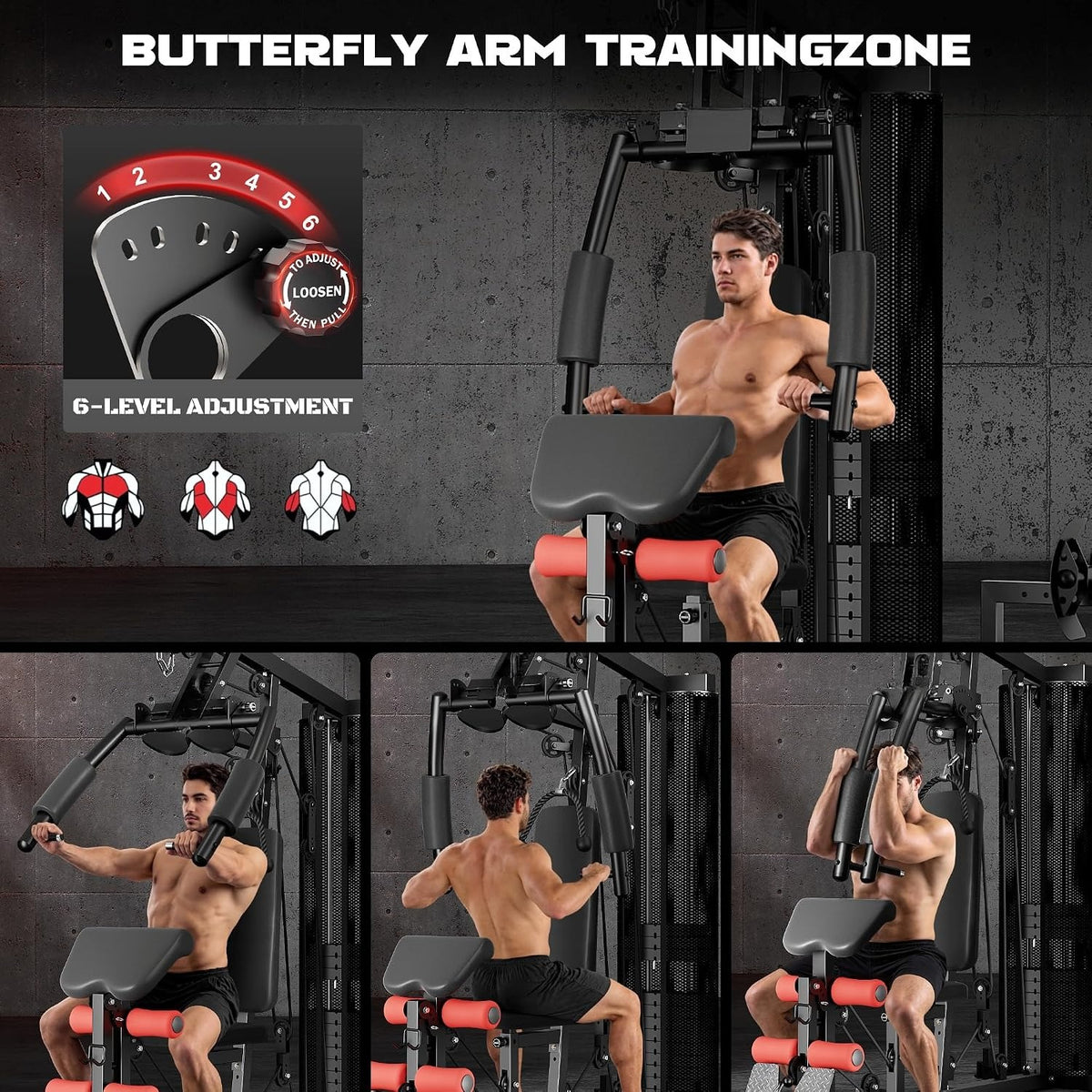 150LBS Multifunctional Home Gym Station